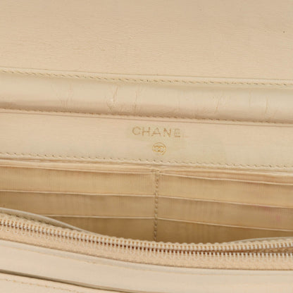 Chanel Caviar Timeless CC Wallet On Chain WOC Beige Clair 6 of 10