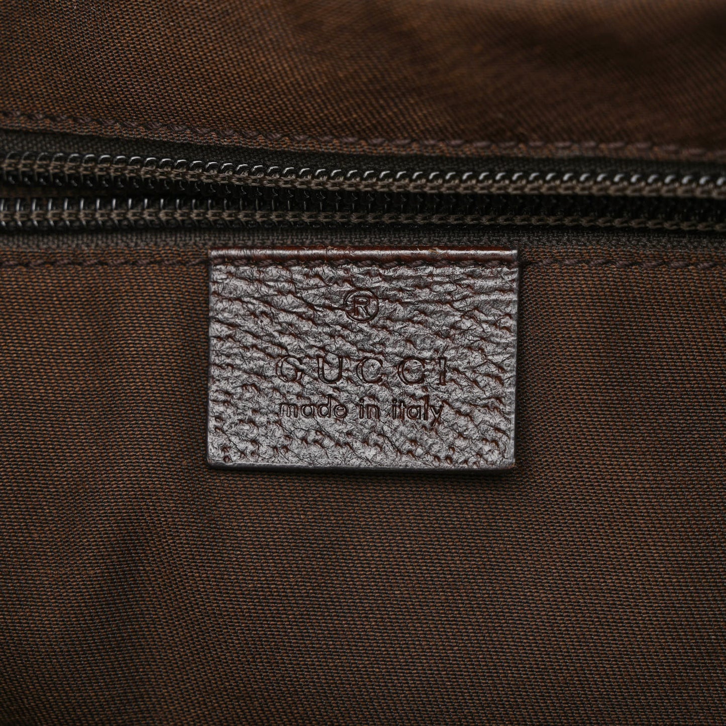 Monogram Medium Half Moon Hobo Dark Brown