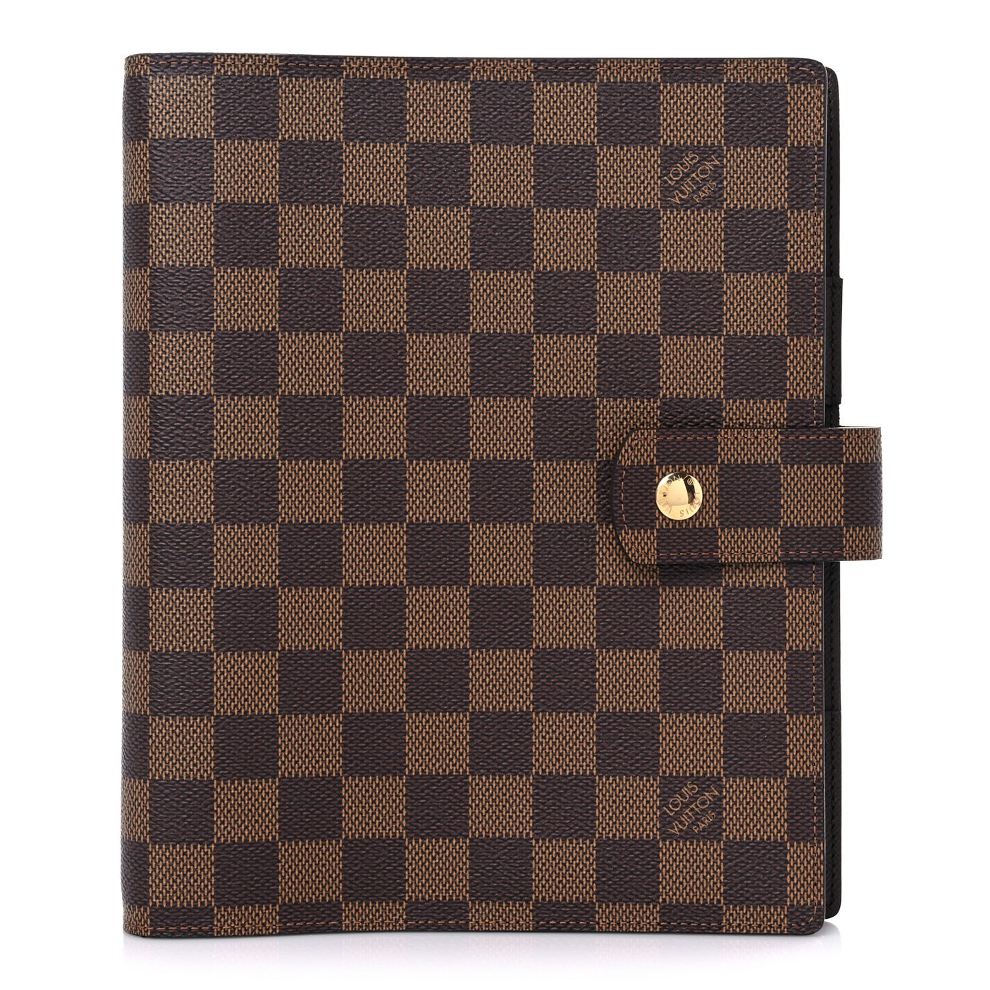 Damier Ebene Large Ring Agenda Cover