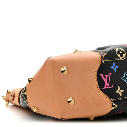 Louis Vuitton Monogram Multicolor Judy MM Black 6 of 7