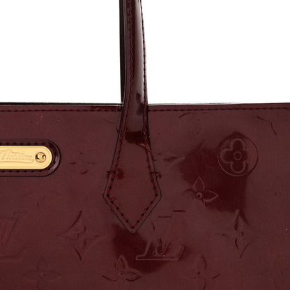 Louis Vuitton Vernis Wilshire MM Rouge Fauviste 10 of 12