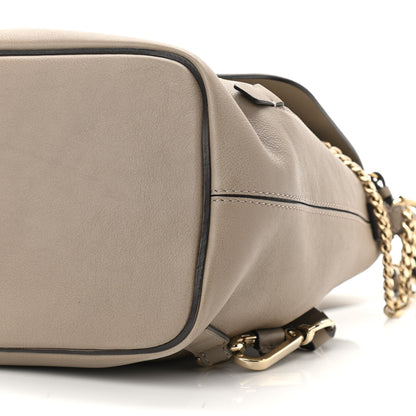 Chloe Suede Calfskin Small Faye Backpack Motty Grey 9 of 10