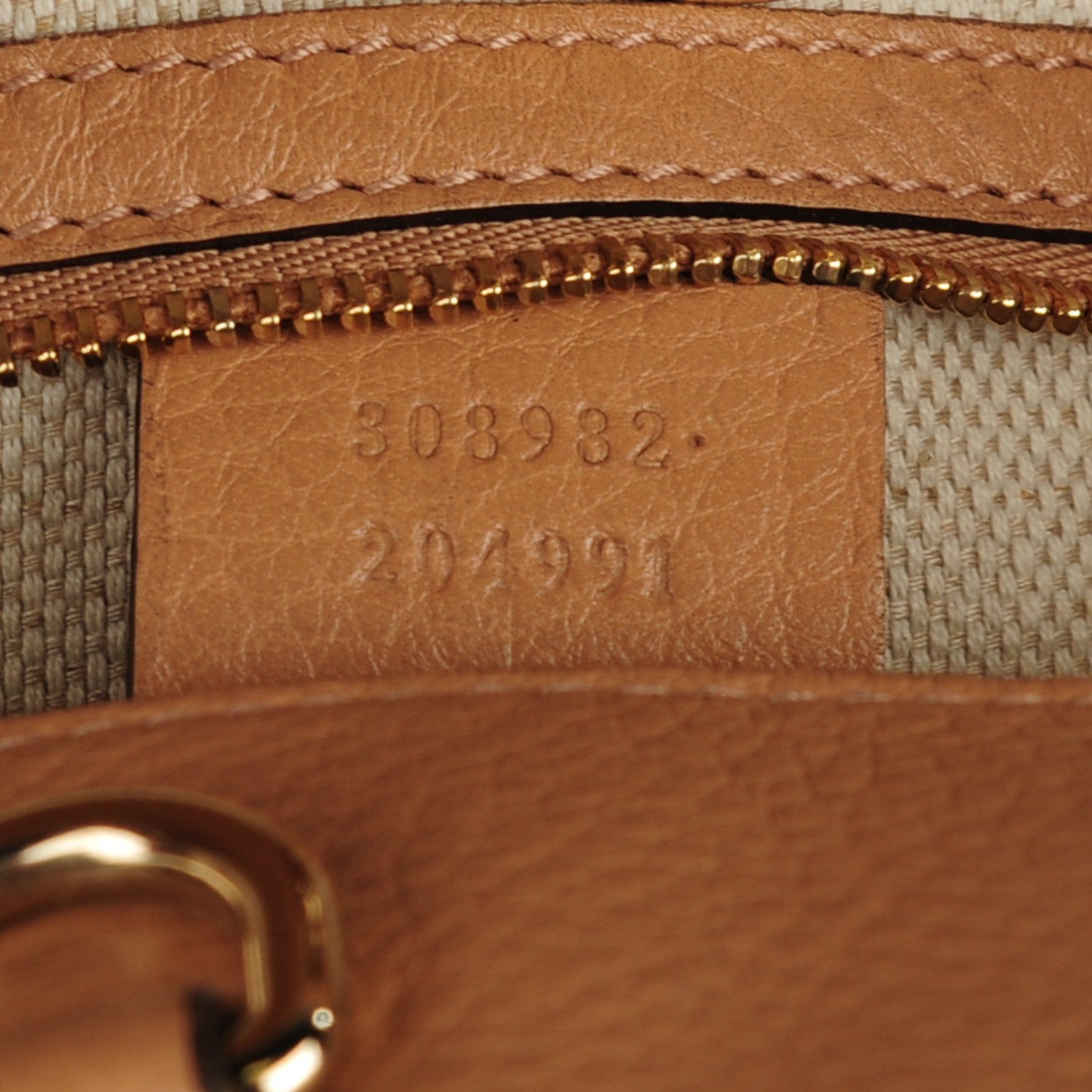 Gucci Python Medium Soho Chain Hobo Beige 7 of 7