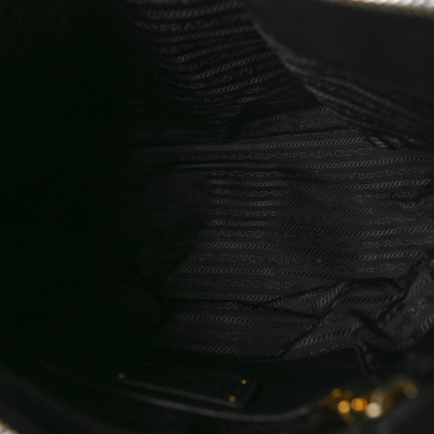 Prada Vitello Daino Hobo Black 4 of 7