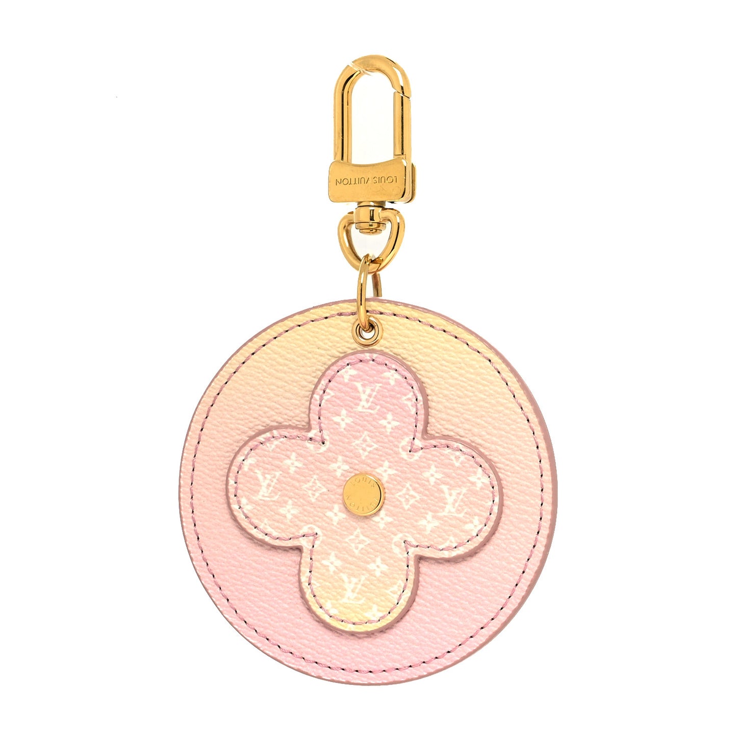 Monogram By The Pool Illustre Bag Charm Key Holder Light Pink