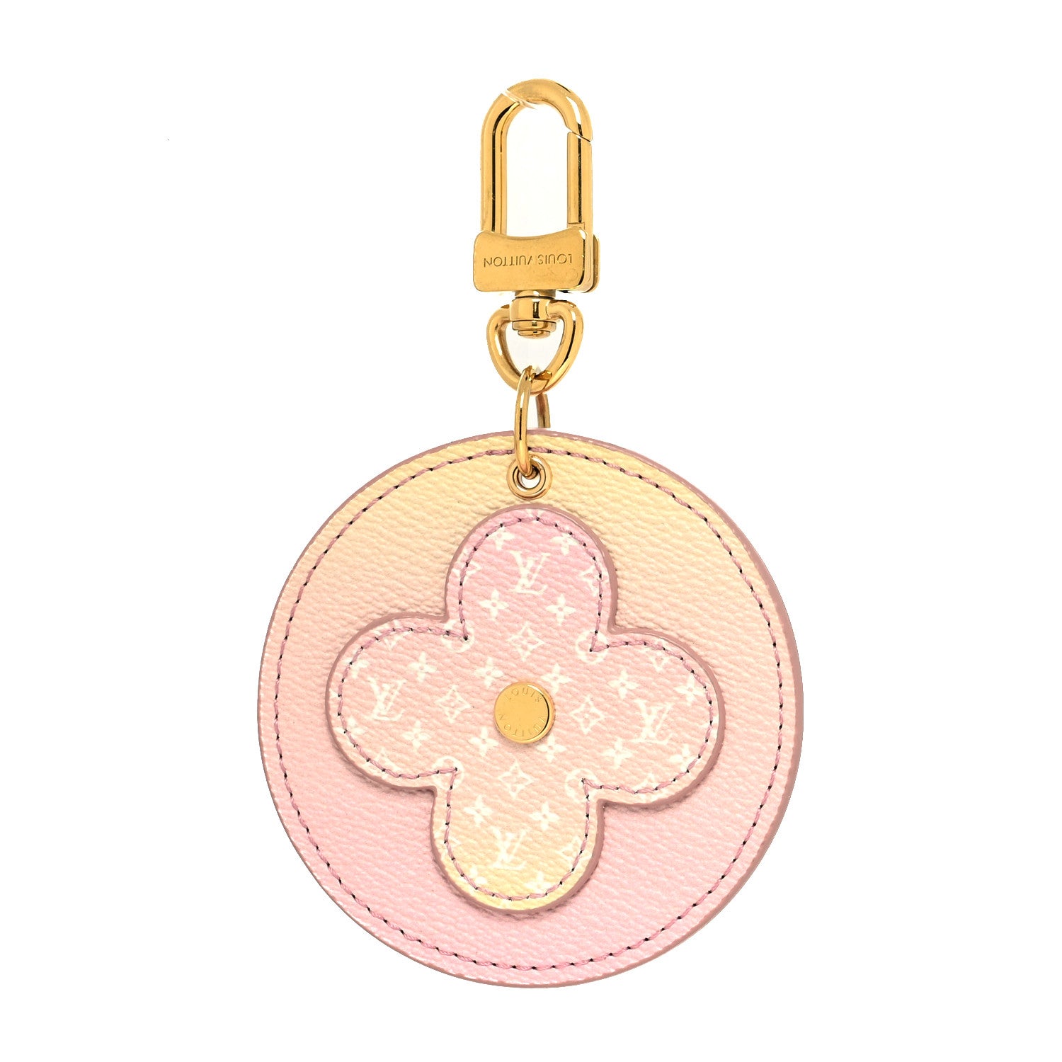 Louis Vuitton Monogram By The Pool Illustre Bag Charm Key Holder Light Pink 1 of 4