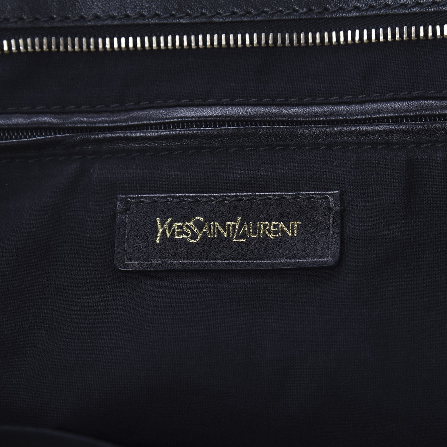 Saint Laurent Sheepskin Medium Cabas ChYc Black 8 of 11