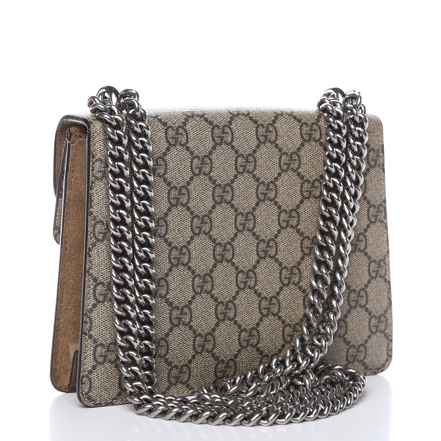 Gucci GG Supreme Monogram Mini Dionysus Shoulder Bag Taupe 3 of 13