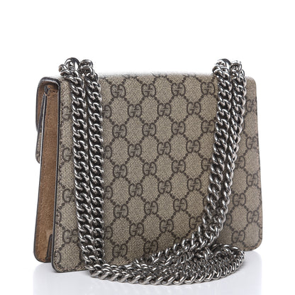 Gucci GG Supreme Monogram Mini Dionysus Shoulder Bag Taupe 3 of 13