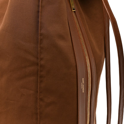 Saint Laurent Nylon City Long Sling Bag Tan 9 of 12