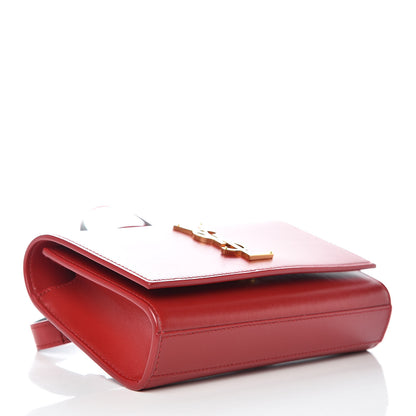 Saint Laurent Smooth Calfskin Monogram Kate Belt Bag Red 4 of 9