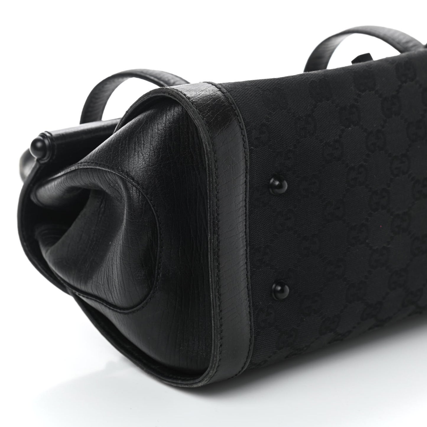 Monogram Bamboo Bullet Bag Black