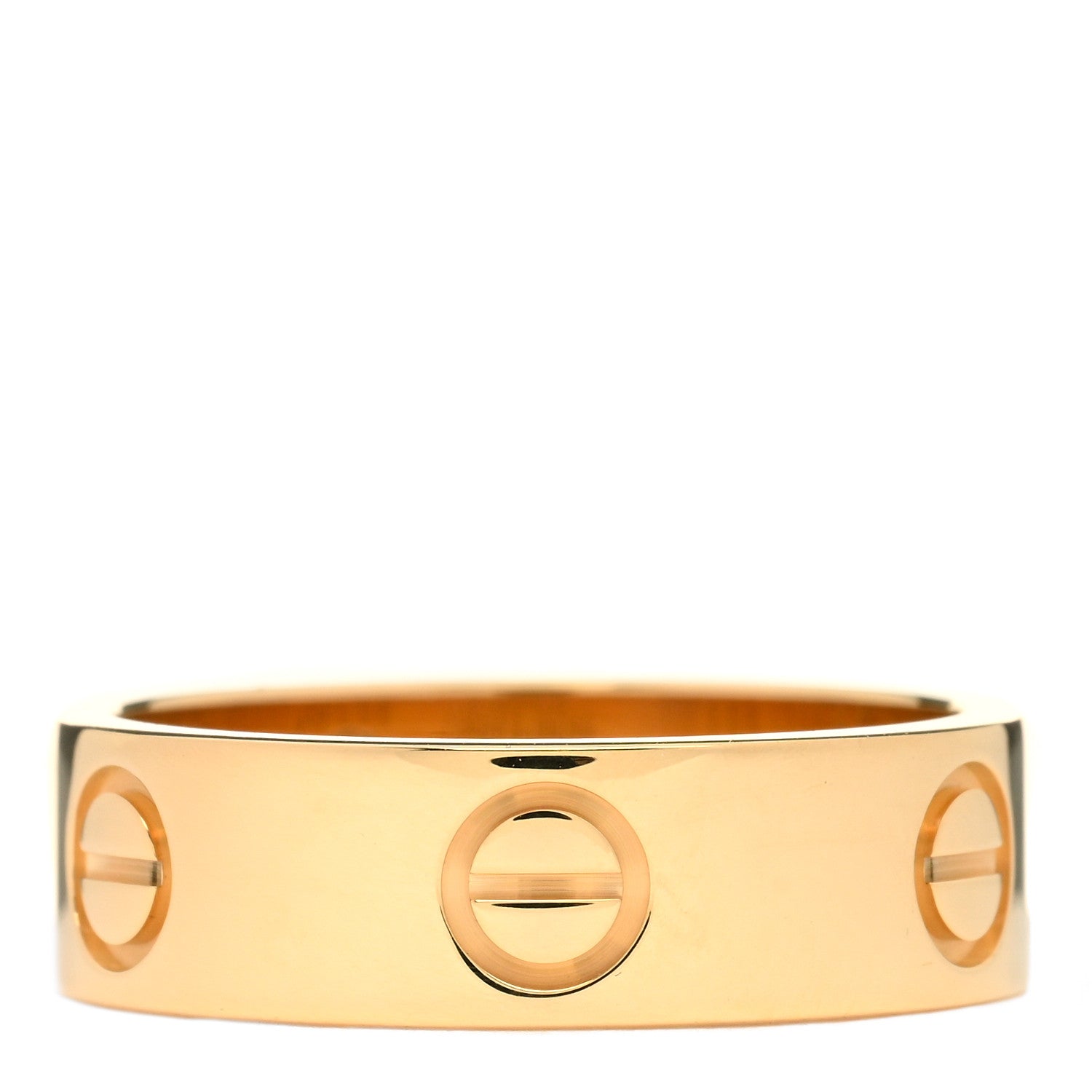 Cartier 18K Yellow Gold 5.5mm LOVE Ring 52 6 1 of 3