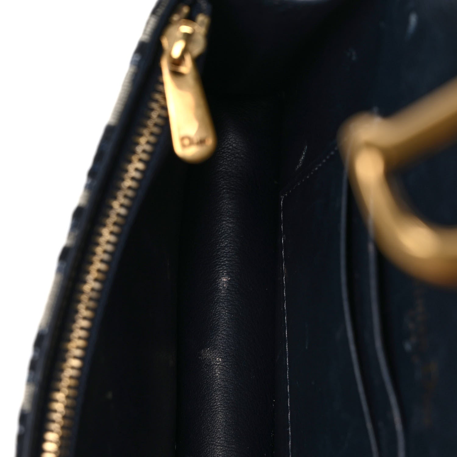 Christian Dior Oblique Saddle Belt Bag Blue 9 of 9