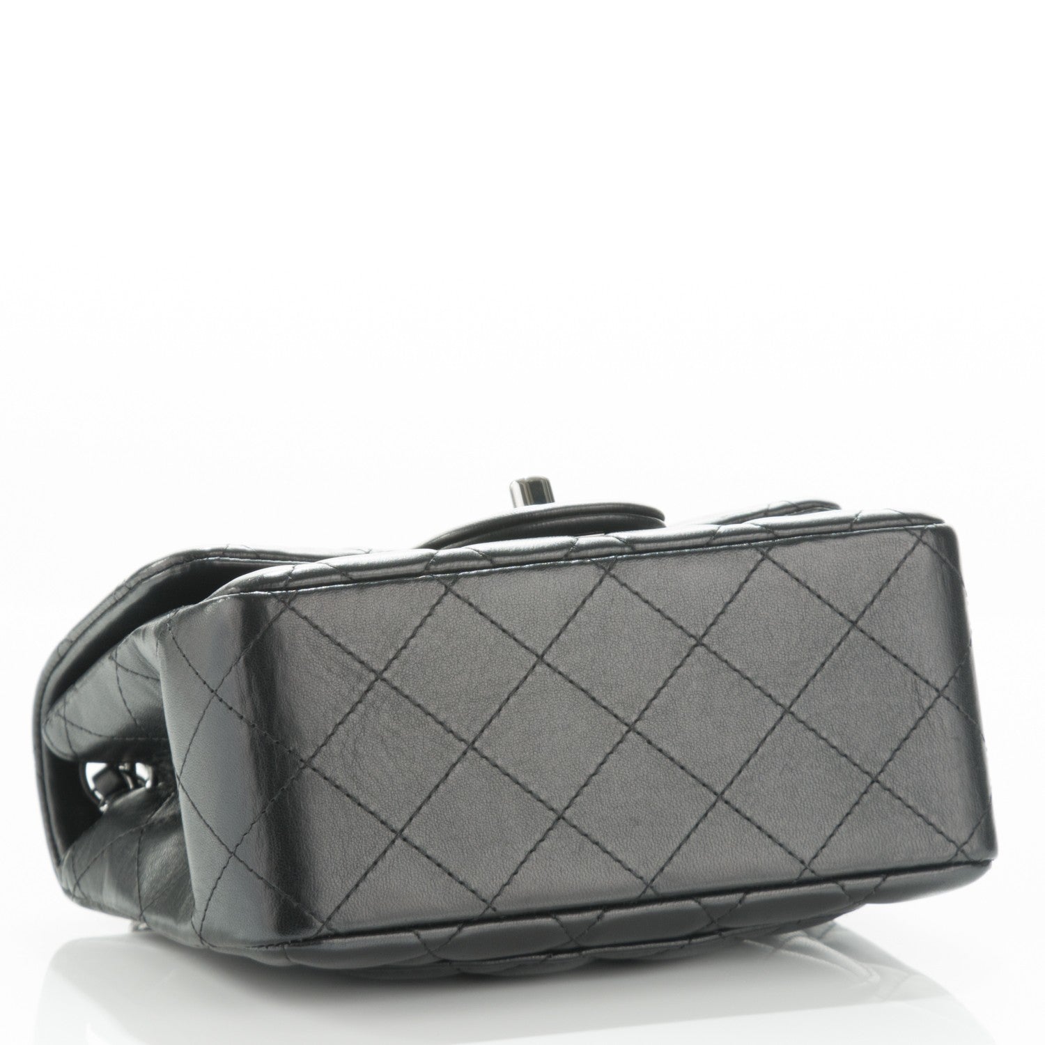 Chanel Lambskin Quilted Mini Square Flap Black 4 of 8