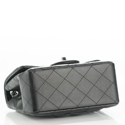 Chanel Lambskin Quilted Mini Square Flap Black 4 of 8