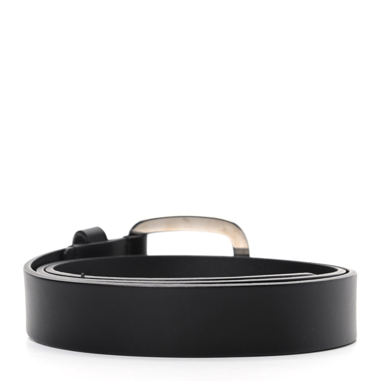 Gucci Calfskin Buckle Belt 100 40 Black 2 of 5