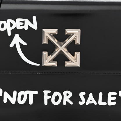 Off-White Calfskin Jitney 1.0 Not For Sale Shoulder Bag Black 8 of 14