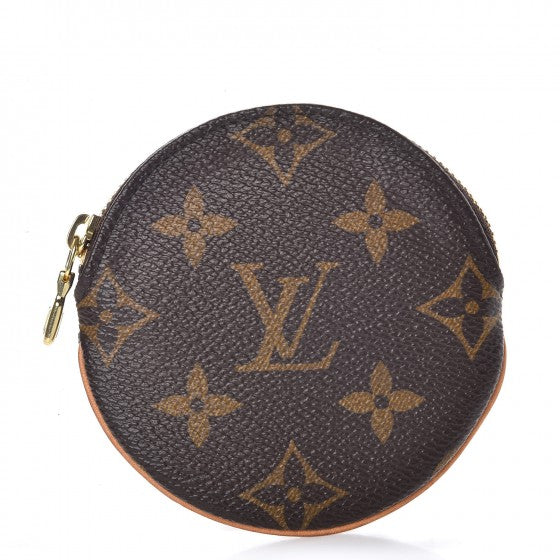 Monogram Round Coin Purse