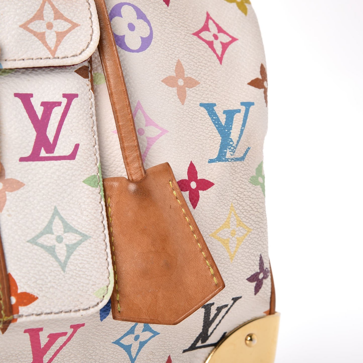 Monogram Multicolor Speedy 30 White