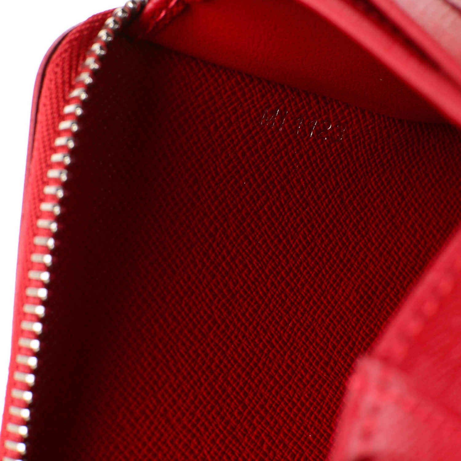 Louis Vuitton Epi Compact Zippy Wallet Carmine 7 of 7
