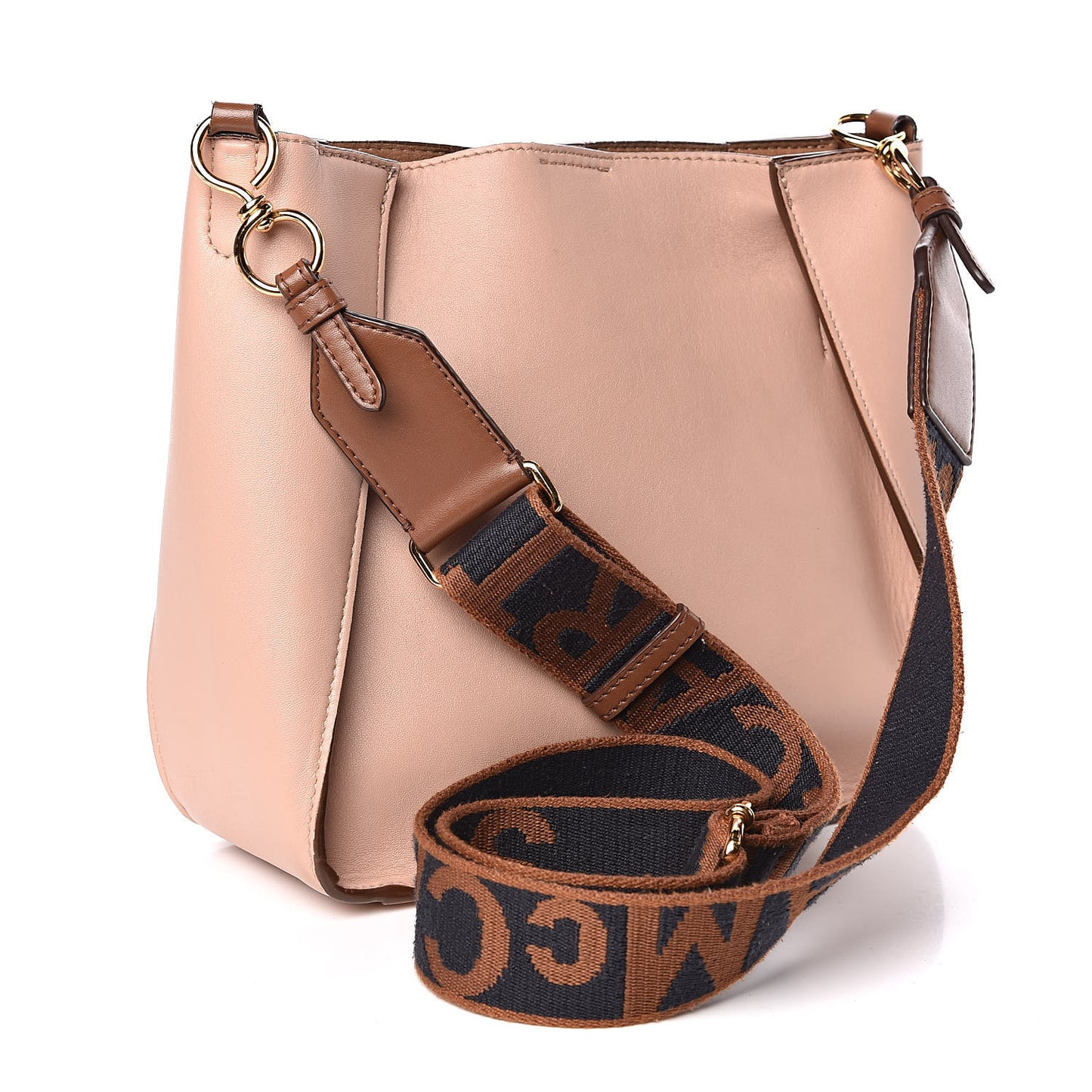 Eco Alter Nappa Perforated Logo Mini Crossbody Blush Pink