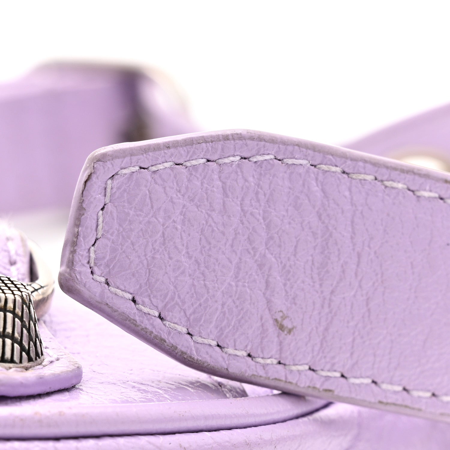 Balenciaga Agneau Arena Le Cagole Shoulder Bag XS Lilac 15 of 15