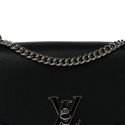 Louis Vuitton Soft Calfskin My Lockme Chain Bag BB Black 10 of 17