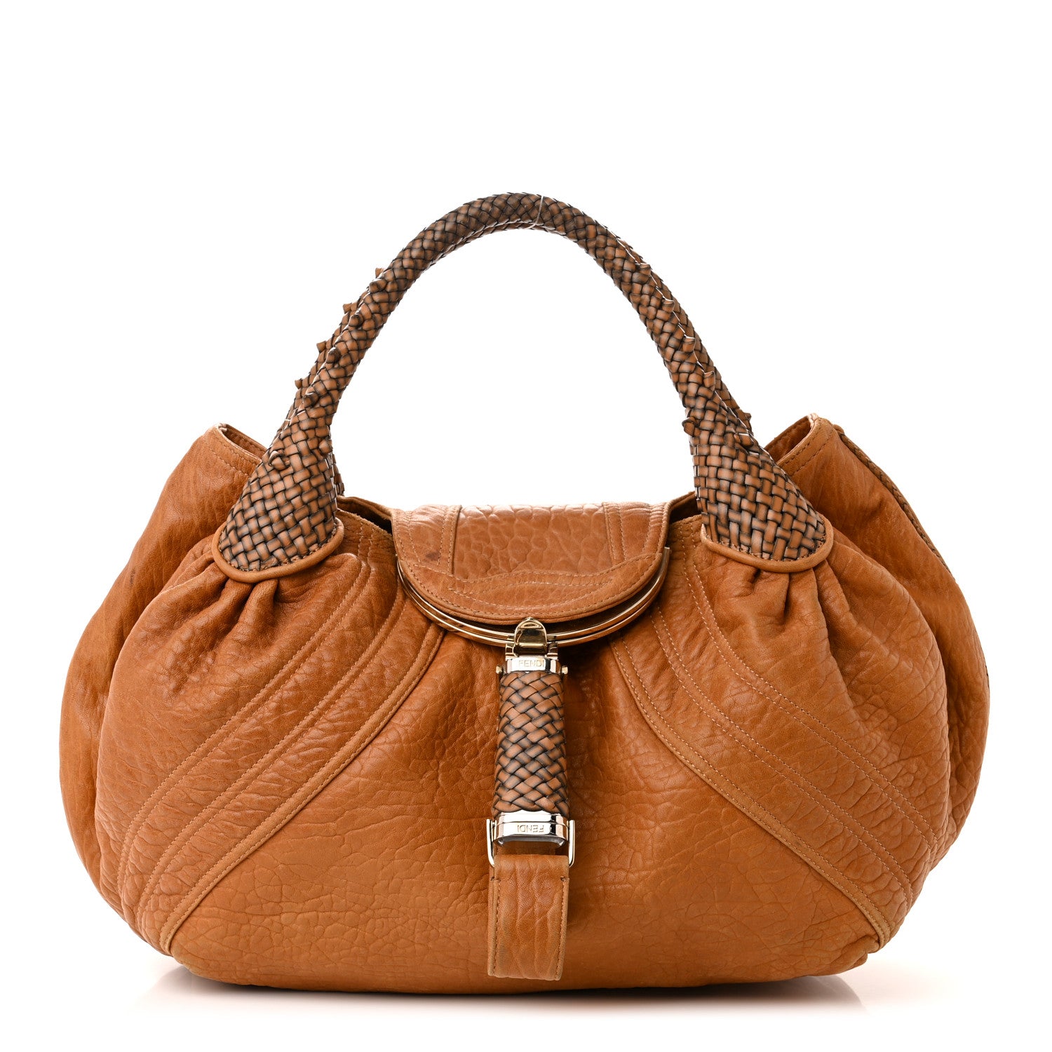 Fendi Nappa Nuvolata Spy Honey 1 of 12