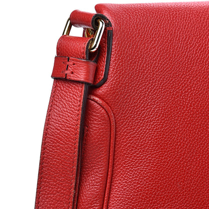Tom Ford Calfskin Medium Jennifer Crossbody Flame Red 14 of 16