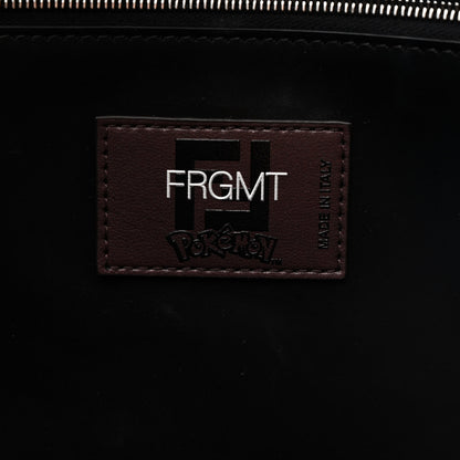 Fendi X FRGMT X POKEMON Fabric Jacquard FF Pokemon Shopping Tote Bag Tobacco Moro Giallo Mimosa 5 of 9