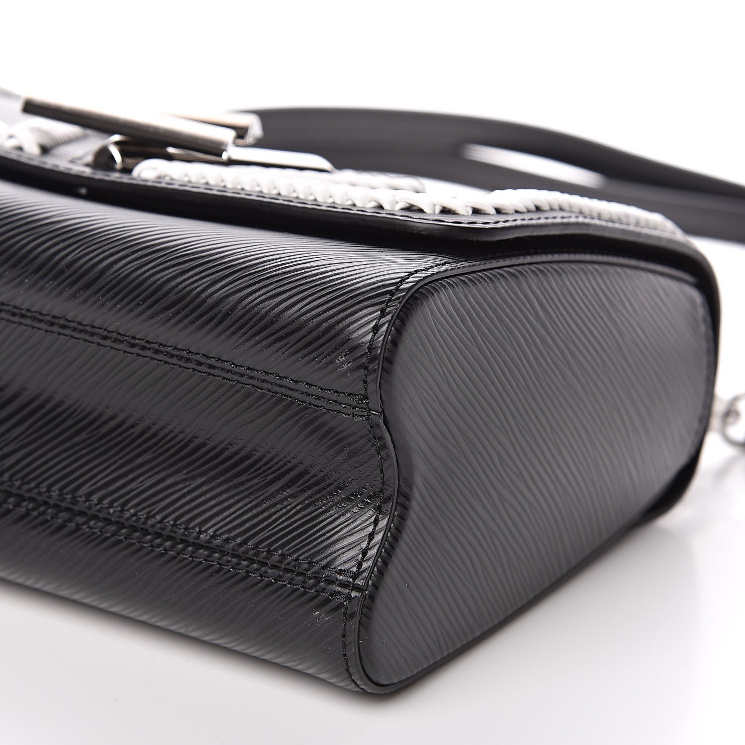 Louis Vuitton Epi Whipstitch Heart Twist Shoulder Bag MM Black 9 of 9