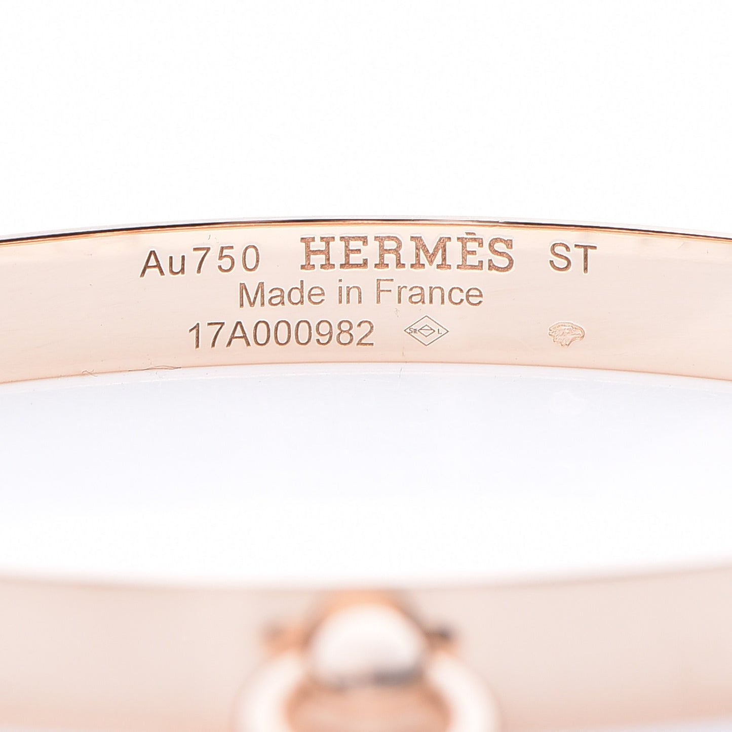 18K Rose Gold PM Collier De Chien Bracelet ST