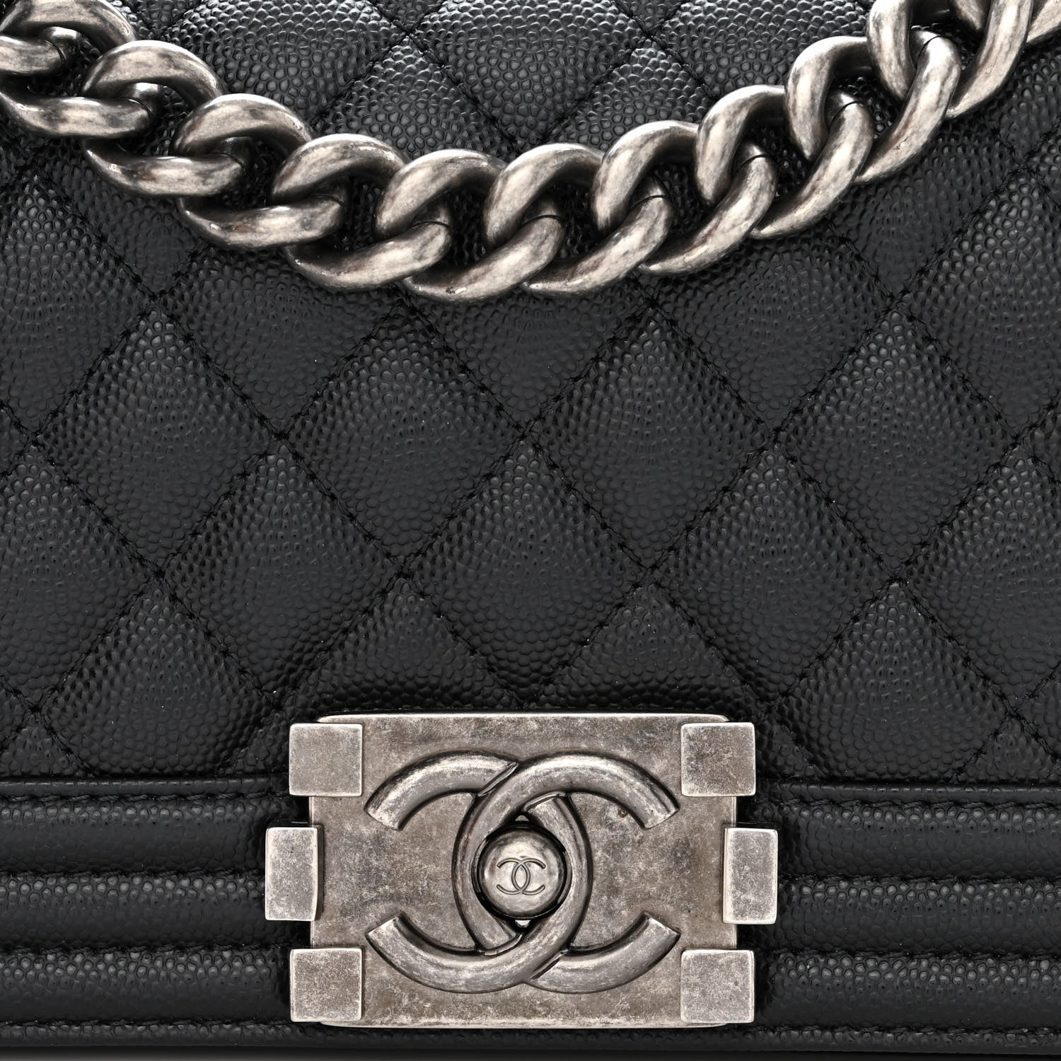 Chanel Caviar Quilted Small Boy Flap Black 14 of 21