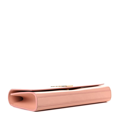 Saint Laurent Calfskin Classic Monogram Cassandre Clutch Blush 4 of 18