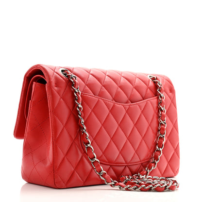 Chanel Lambskin Quilted Medium Double Flap Red 3 of 15