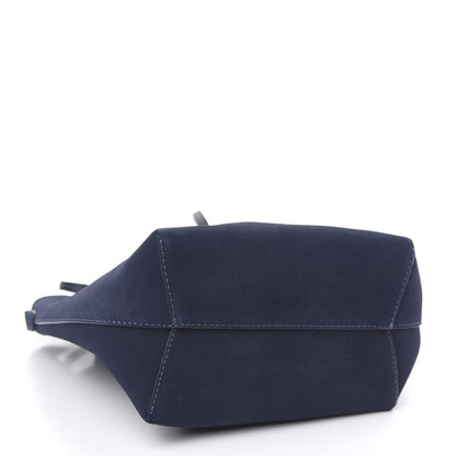 Mansur Gavriel Suede Mini Mini Bucket Bag Navy 4 of 9