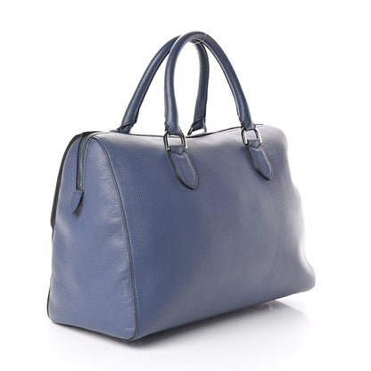 Mulberry Grainy Leather Large Del Rey Satchel Slate Blue 3 of 9