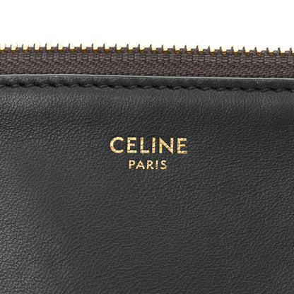 Celine Lambskin Small Trio Crossbody Bag Anthracite 8 of 13