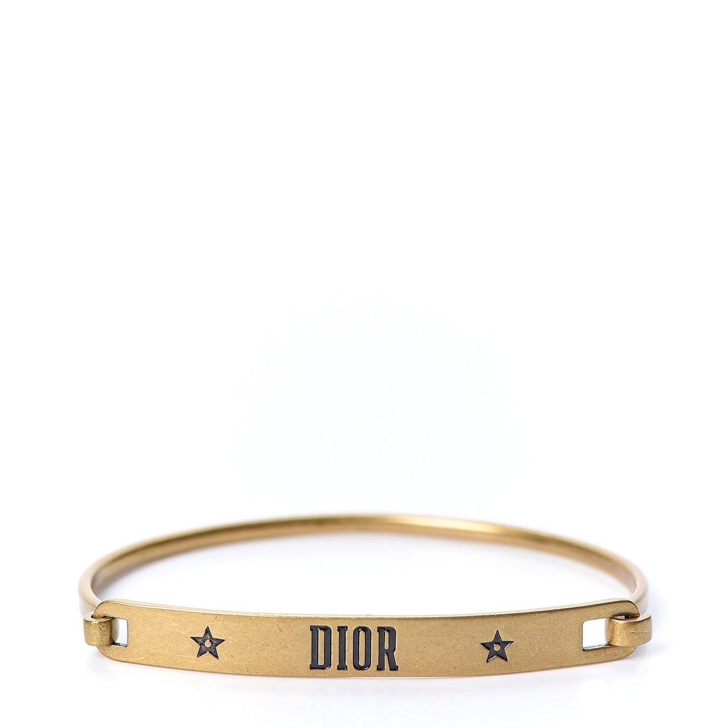 Metal Crystal Dio(r)evolution Bracelet Set Gold