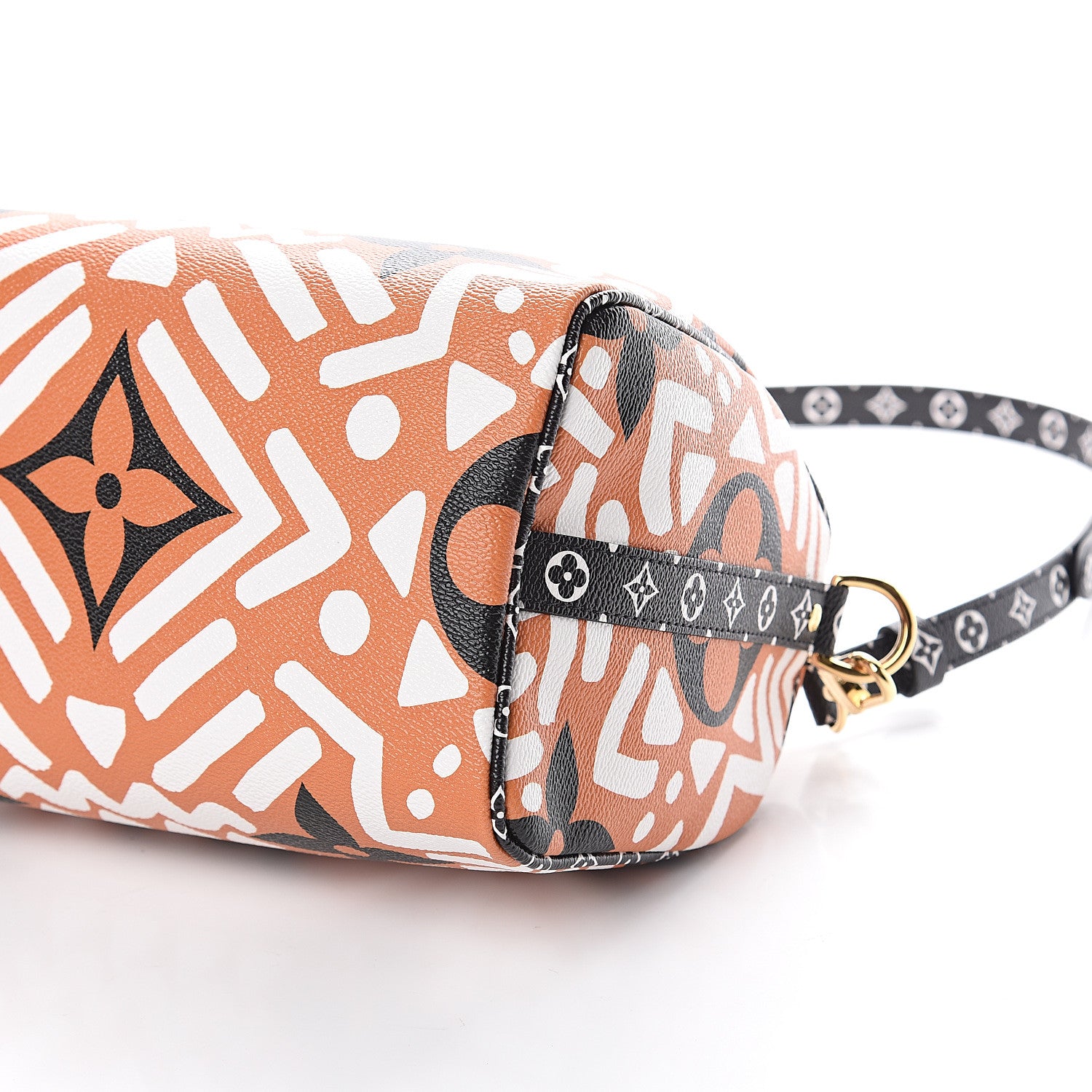 Louis Vuitton Monogram Giant Crafty Speedy Bandouliere 25 Creme Caramel 8 of 8