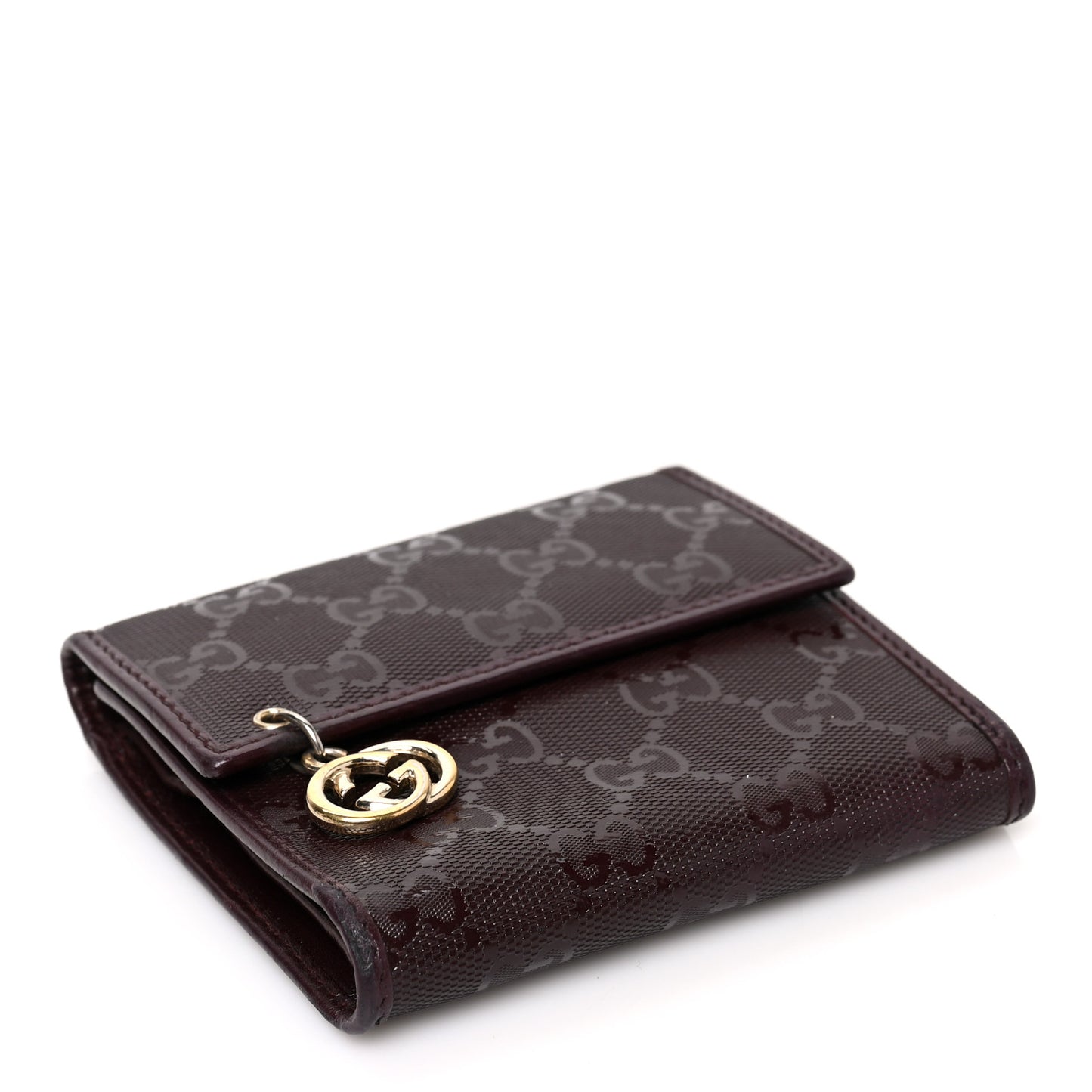 Imprime Monogram GG Pierce Tri Fold Wallet Bordeaux