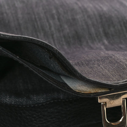 Valentino Garavani Denim Small Rockstud Flip-Lock Messenger Bag Blue 10 of 10