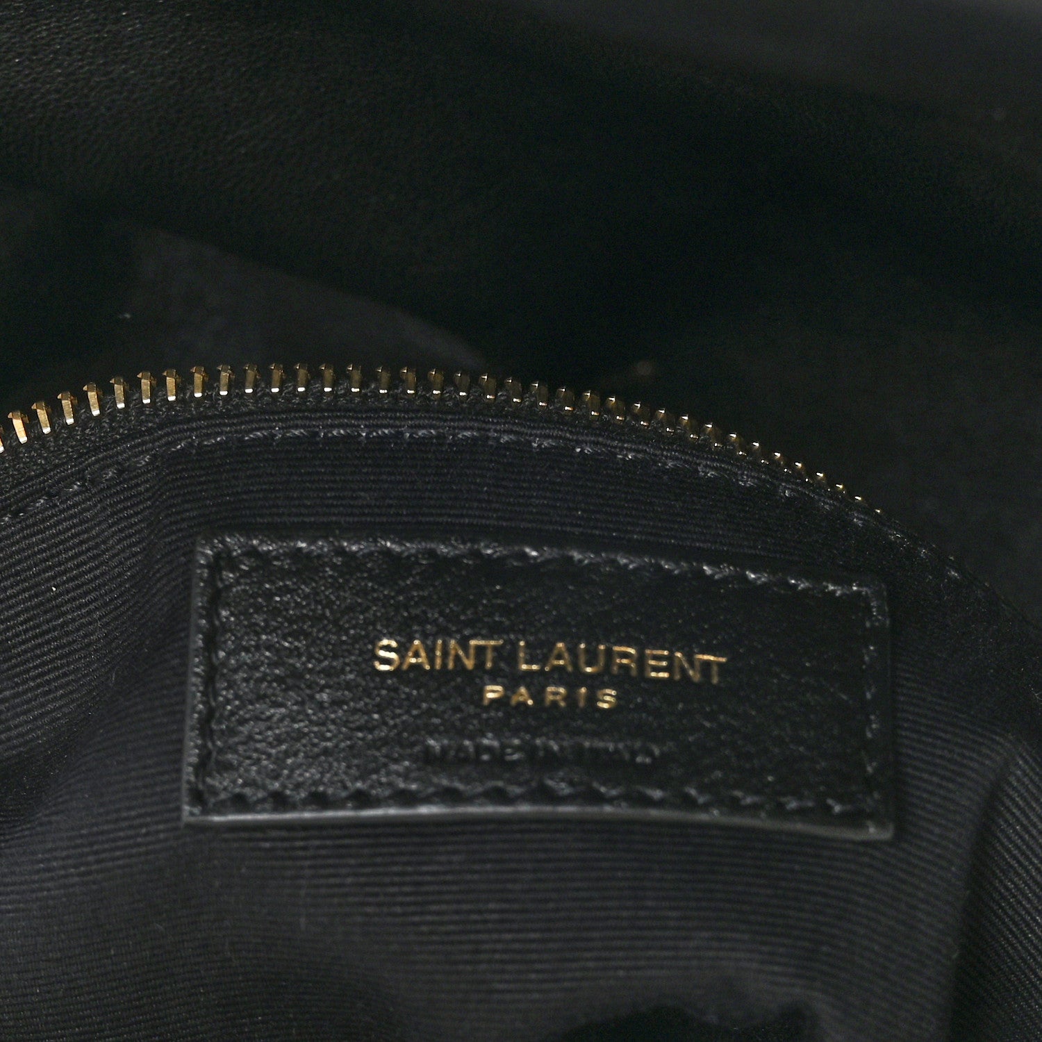 Saint Laurent Lambskin Quilted Tri-Metal Medium Loulou Puffer Monogram Chain Satchel Black 6 of 9
