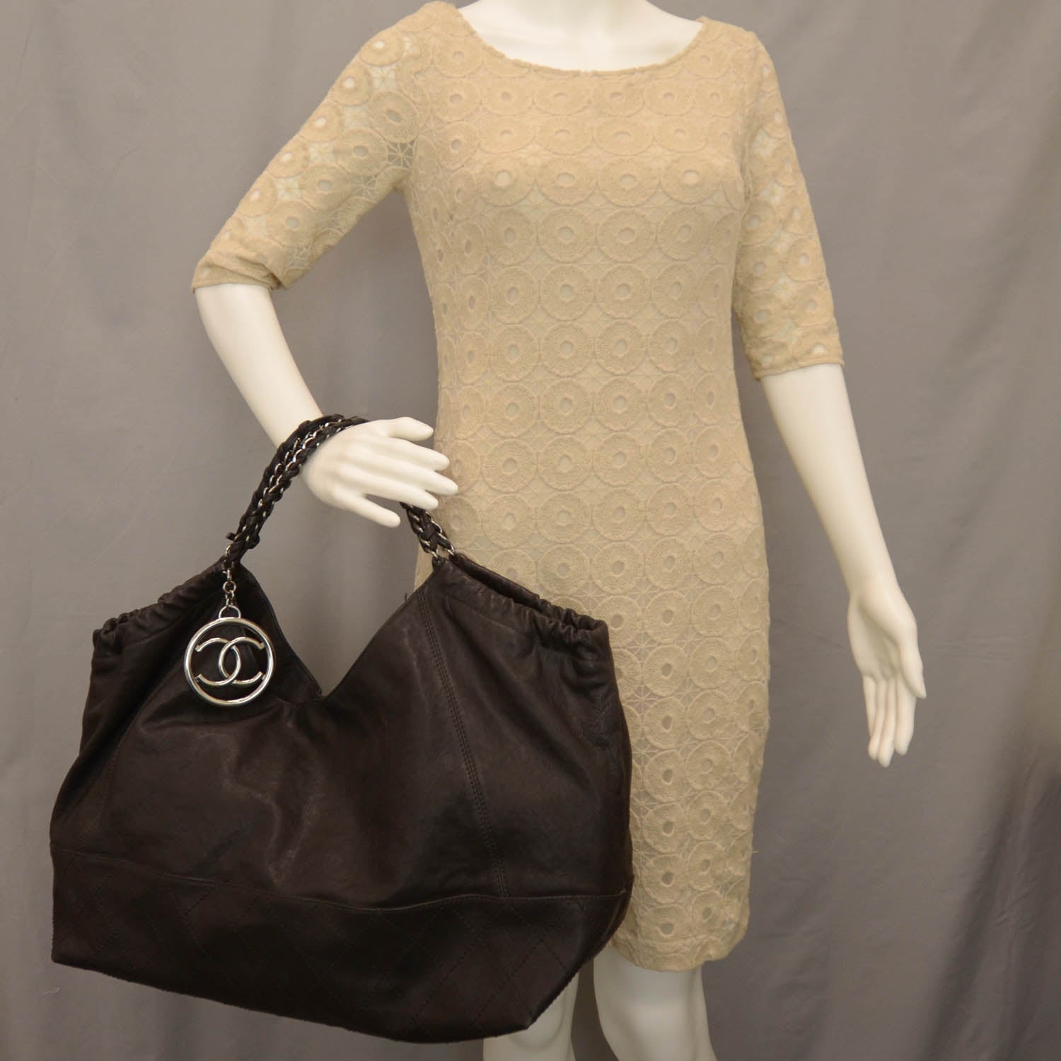 Chanel Calfskin XL Coco Cabas Black 2 of 9