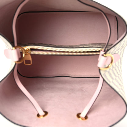 Louis Vuitton Damier Azur Neonoe MM Eau De Rose 5 of 8