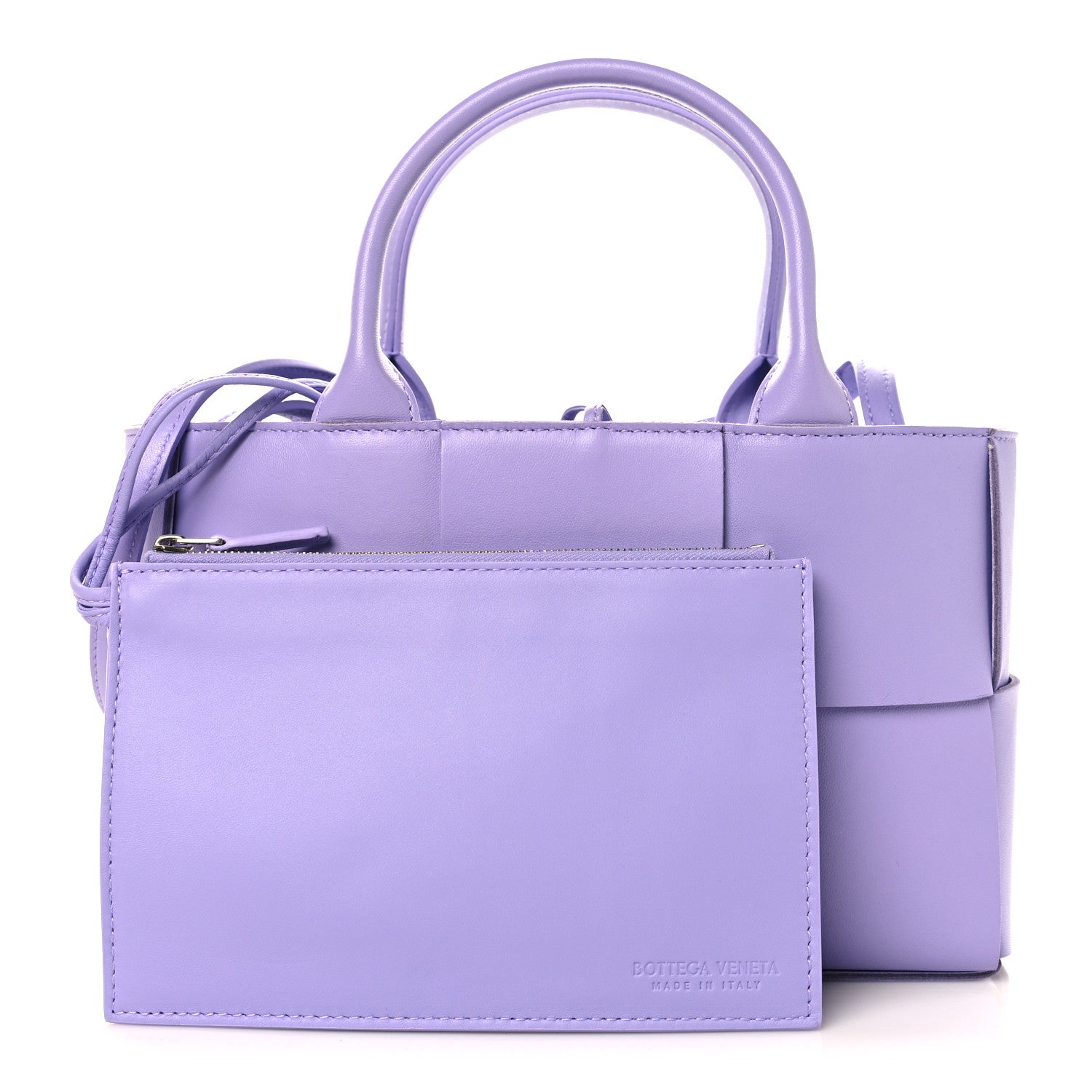 Bottega Veneta Nappa Maxi Intrecciato Mini Arco Tote Wisteria 3 of 10