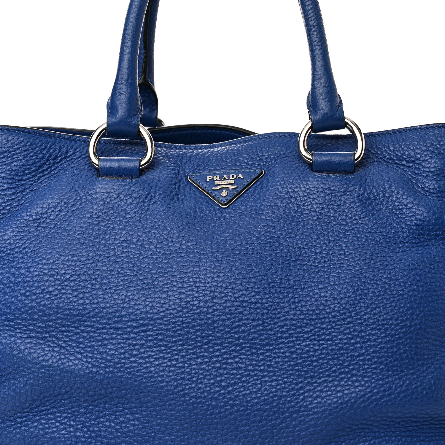Prada Vitello Daino Tote Royal 9 of 18