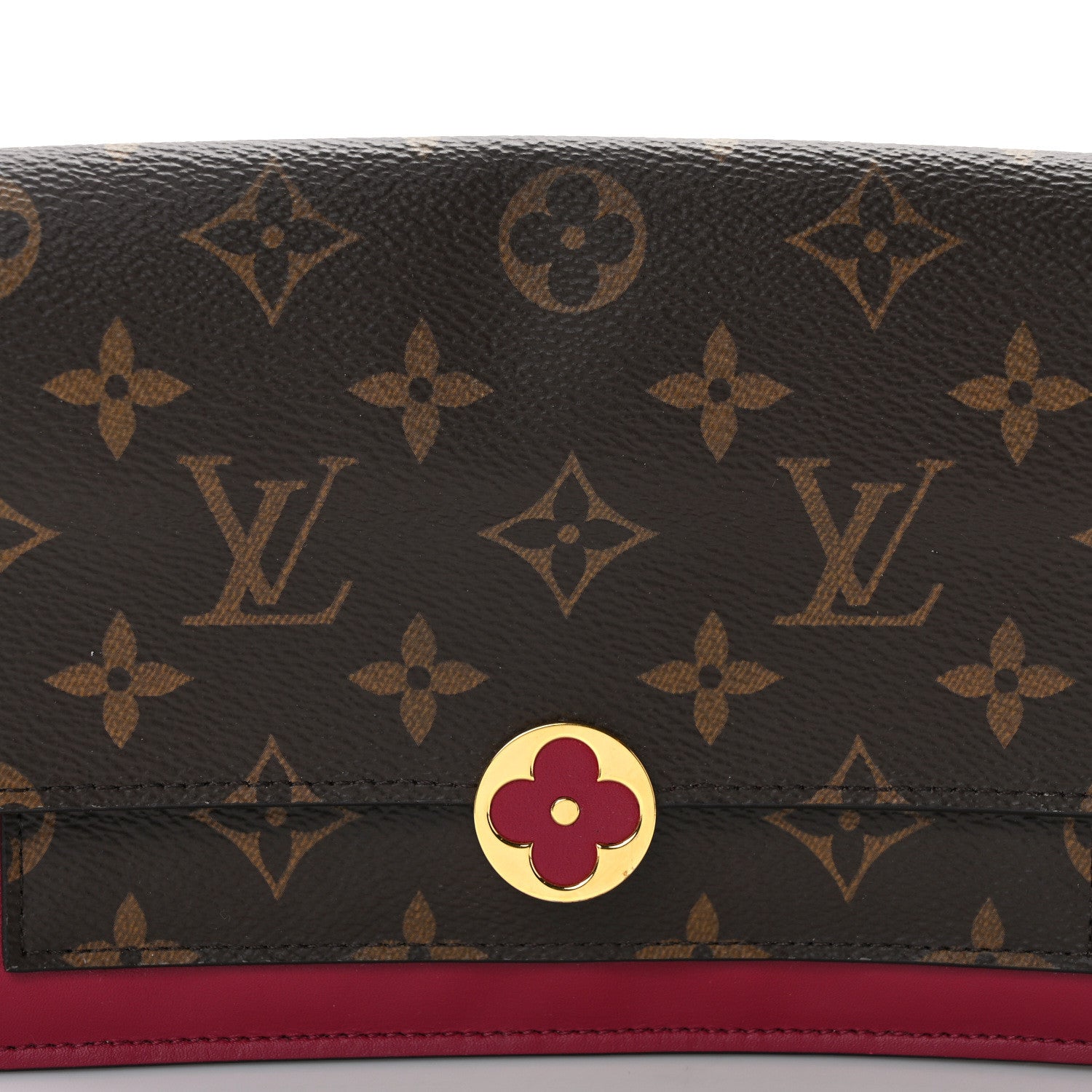 Louis Vuitton Monogram Flore Chain Wallet Fuchsia 7 of 12