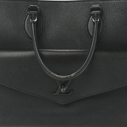 Louis Vuitton Soft Calfskin Lockme Tote MM Black 11 of 11
